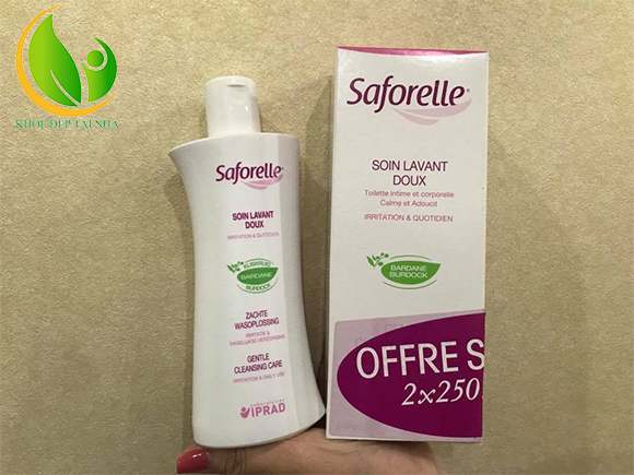  Sử dụng dung dịch vệ sinh Saforelle Soin Lavant Doux chính hãng để cô bé luôn được thơm tho quyến rũ nhé!