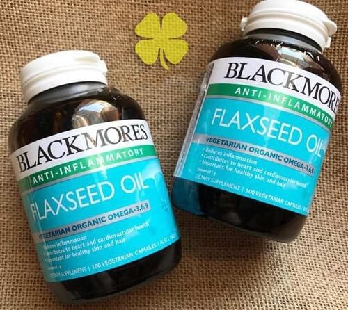 Viên uống dầu hạt lanh Blackmores Flaxseed Oil giữ cho hàm lượng omega trong cơ thể luôn ổn định