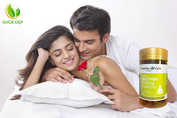 Viên uống mầm đậu nành Super Lecithin 1200 mg Healthy Care hỗ trợ tăng cường sinh lý phái nữ